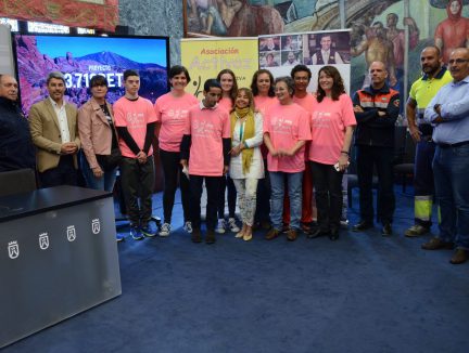 El Cabildo colabora con la Expedición ‘3.718 Retos’ en la que participan 15 jóvenes con diversidad funcional