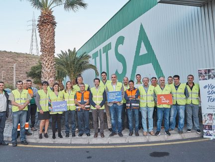 Los conductores de Titsa, comprometidos con #YosoyTenerife