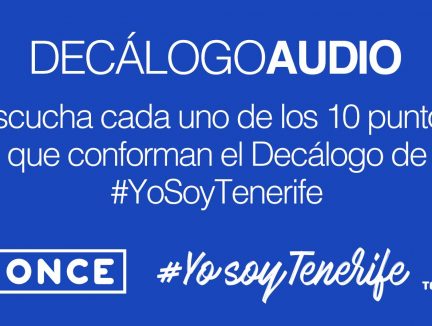 Decálogo #YoSoyTenerife en audio